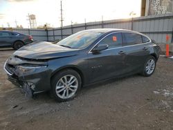 Salvage cars for sale from Copart Chicago Heights, IL: 2018 Chevrolet Malibu LT