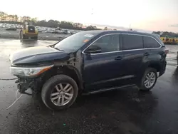 Vehiculos salvage en venta de Copart Dunn, NC: 2015 Toyota Highlander XLE