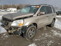 Salvage cars for sale at Ham Lake, MN auction: 2004 Honda Pilot EXL