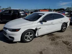 Chevrolet Malibu ls salvage cars for sale: 2018 Chevrolet Malibu LS