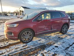 Salvage cars for sale at Portland, MI auction: 2019 Ford Edge Titanium