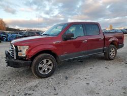 Salvage trucks for sale at West Warren, MA auction: 2015 Ford F150 Supercrew