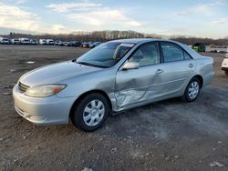 Salvage cars for sale at Assonet, MA auction: 2003 Toyota Camry LE