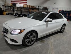 Salvage cars for sale at Oklahoma City, OK auction: 2015 Mercedes-Benz C300