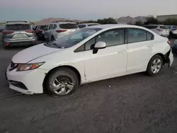 Salvage cars for sale from Copart Las Vegas, NV: 2013 Honda Civic LX