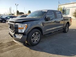 Salvage cars for sale at Wilmington, CA auction: 2021 Ford F150 Supercrew