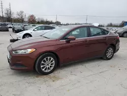 Salvage cars for sale at Lawrenceburg, KY auction: 2016 Ford Fusion S