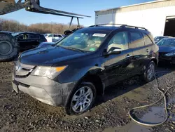 Salvage cars for sale at Windsor, NJ auction: 2007 Acura MDX Technology