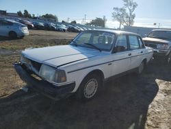 Salvage cars for sale at American Canyon, CA auction: 1988 Volvo 244 DL