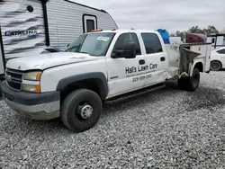 Salvage trucks for sale at Tifton, GA auction: 2006 Chevrolet Silverado C3500