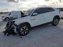 Salvage cars for sale at Arcadia, FL auction: 2022 Volkswagen Atlas Cross Sport SE