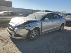 Salvage cars for sale at Kansas City, KS auction: 2013 Ford Fusion SE