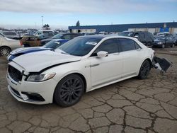 Salvage cars for sale from Copart Woodhaven, MI: 2017 Lincoln Continental Reserve