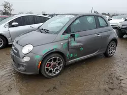 Salvage cars for sale at San Martin, CA auction: 2013 Fiat 500 Sport