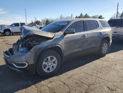 Salvage cars for sale at auction: 2019 GMC Acadia SLE