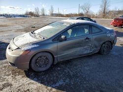 Salvage cars for sale at Montreal Est, QC auction: 2006 Honda Civic DX VP