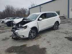 Salvage cars for sale from Copart Albany, NY: 2017 Mitsubishi Outlander GT