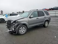 Salvage cars for sale at Martinez, CA auction: 2006 Honda CR-V EX