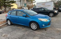 Salvage cars for sale at North Billerica, MA auction: 2012 Ford Focus SE