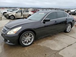 Salvage cars for sale at Grand Prairie, TX auction: 2013 Infiniti G37 Base