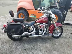 Salvage motorcycles for sale at Spartanburg, SC auction: 2005 Harley-Davidson Flstci