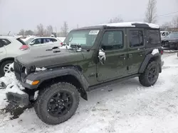 Salvage cars for sale at Montreal Est, QC auction: 2023 Jeep Wrangler Sport