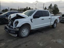 Salvage cars for sale at Denver, CO auction: 2024 Ford F150 XL