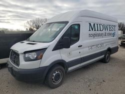 Salvage cars for sale at Des Moines, IA auction: 2018 Ford Transit T-250