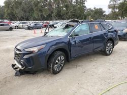 Salvage cars for sale at Ocala, FL auction: 2023 Subaru Outback Limited