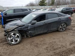 Salvage cars for sale at Davison, MI auction: 2023 Hyundai Elantra Limited