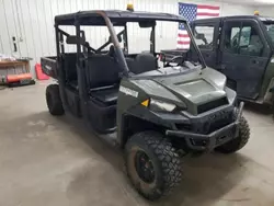 Salvage motorcycles for sale at Cicero, IN auction: 2018 Polaris Ranger Crew Diesel