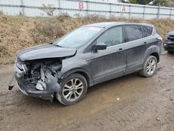 Salvage cars for sale at Davison, MI auction: 2017 Ford Escape SE