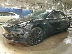 Tesla salvage cars for sale: 2018 Tesla Model 3