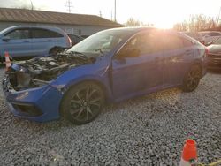 Honda salvage cars for sale: 2019 Honda Civic Sport