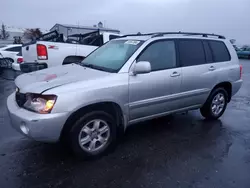 Salvage cars for sale at San Martin, CA auction: 2003 Toyota Highlander Limited