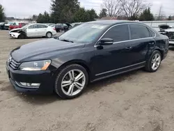 Salvage cars for sale at Finksburg, MD auction: 2013 Volkswagen Passat SEL