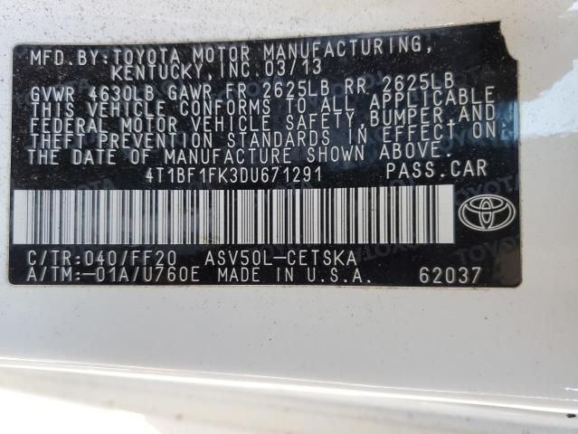 2013 Toyota Camry L