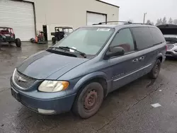 Chrysler Town & Country lxi salvage cars for sale: 2001 Chrysler Town & Country LXI