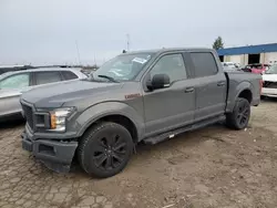 Salvage cars for sale at Woodhaven, MI auction: 2020 Ford F150 Supercrew