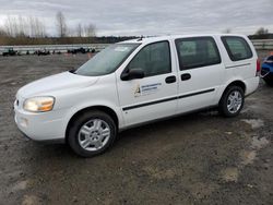 Salvage cars for sale from Copart Arlington, WA: 2008 Chevrolet Uplander Incomplete