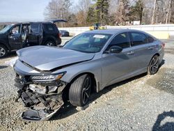 Honda Accord salvage cars for sale: 2021 Honda Accord Sport