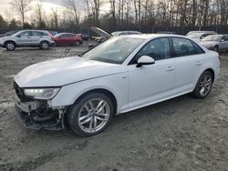 Salvage cars for sale at Waldorf, MD auction: 2017 Audi A4 Premium