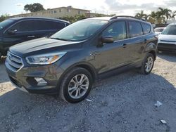 Salvage cars for sale from Copart Opa Locka, FL: 2018 Ford Escape SEL