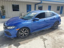 Salvage cars for sale from Copart Fort Pierce, FL: 2017 Honda Civic Sport