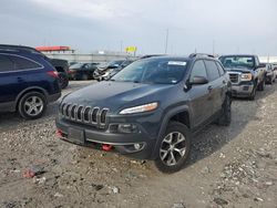 Salvage cars for sale at Cahokia Heights, IL auction: 2017 Jeep Cherokee Trailhawk