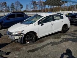 Salvage cars for sale at Spartanburg, SC auction: 2015 Honda Civic LX