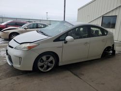 Salvage cars for sale at Dyer, IN auction: 2013 Toyota Prius