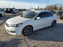 Salvage cars for sale at Oklahoma City, OK auction: 2015 Honda Accord Sport