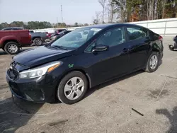 Vehiculos salvage en venta de Copart Dunn, NC: 2017 KIA Forte LX