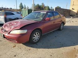 Salvage cars for sale at Gaston, SC auction: 2002 Honda Accord SE